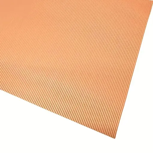 papel coreano color plata medida 57x57cms motivo rayas color coral 0