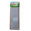 silicona barra transparente fina para pistola caliente x10 unidades 18cms largo 0