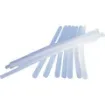 silicona barra transparente fina para pistola caliente x10 unidades 18cms largo 1