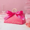 caja carton modelo cartera asa madera medida 16 9x7 5x9 2cms color rosado por unidad 0