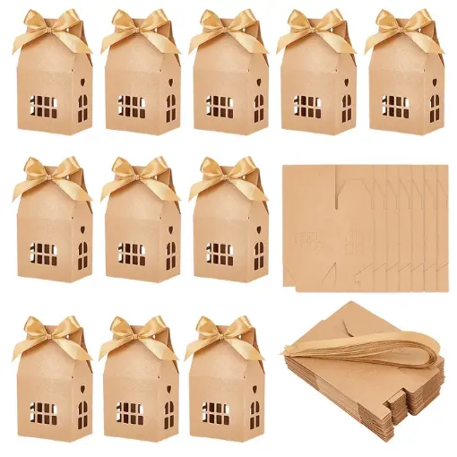 caja carton casa calada medida 7 2x5 2x12 5cms color kraft por unidad 0