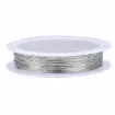 alambre blando cobre para bijouterie 0 30mms rollo 25mts color plata 1