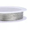 alambre blando cobre para bijouterie 0 30mms rollo 25mts color plata 2