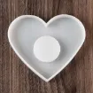 molde silicona para velas resina epoxi modelo portavela forma corazon medida 9 4x10 8x1 1cms 1