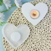 molde silicona para velas resina epoxi modelo portavela forma corazon medida 9 4x10 8x1 1cms 2