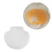molde silicona para fabricar velas jabones artesanales modelo ostra 97x107x11 5mms 0