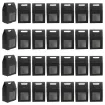 caja carton kraft armable visor medida 9 8x6x15cms color negro por unidad 3