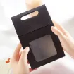 caja carton kraft armable visor medida 9 8x6x15cms color negro por unidad 4