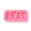 molde silicona grado alimenticio para resina epoxi masas dmodelo pies x4 81x39x9mms 1