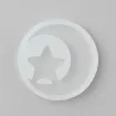 molde silicona grado alimenticio para resina masas porcelana modelo luna estrella 47x7 5mm 2