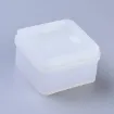 molde silicona para resina epoxi modelo caja potiche cuadrado tapa medida 80x37mms 0