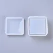 molde silicona para resina epoxi modelo caja potiche cuadrado tapa medida 80x37mms 2