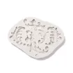 molde silicona grado alimenticio para resina epoxi masas molduras x4 medida 131x100x9 5mms 0
