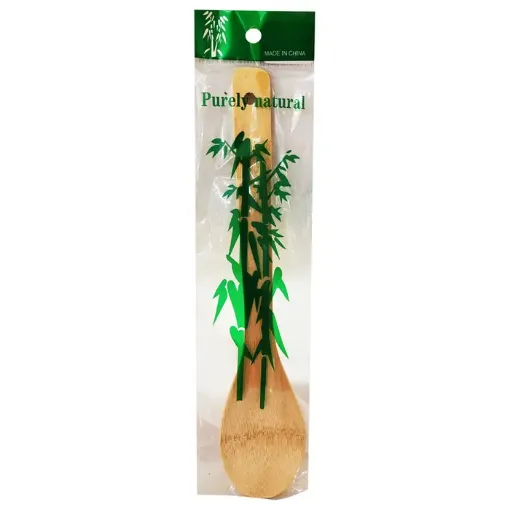 cuchara madera bamboo medida 33 5x8 5cm 0