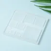 molde silicona grado alimenticio para resina epoxi porcelana modelo joyas cuadradas x10 4
