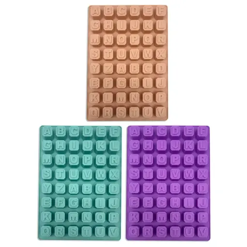 molde silicona motivo letras numeros medida 18x23 5cms 0