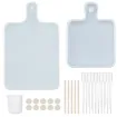 set 2 moldes silicona para resina epoxi motivo 2 tablas cocina 146x105mm 335x203mm accesorios 0