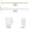 set 2 moldes silicona para resina epoxi motivo 2 tablas cocina 146x105mm 335x203mm accesorios 1