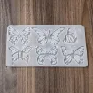molde silicona para resina epoxi masas motivo mariposas 6cms x6 medida 134x242x6 5 mms 2