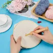 aguja punzonadora para bordado punto cruz punch needle medida 3mms mango madera 15cms enhebrador 2
