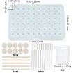 set moldes silicona para resina epoxi gemas 190x121x11mms accesorios 1