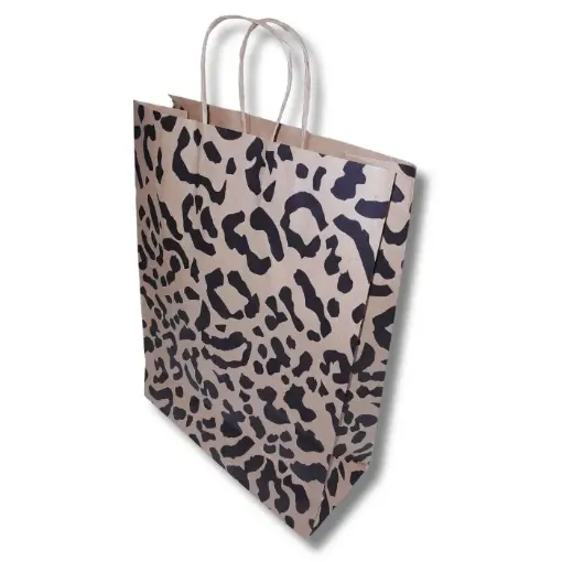 bolsa papel para regalo asas 23x32x10 5cms motivo onza 0