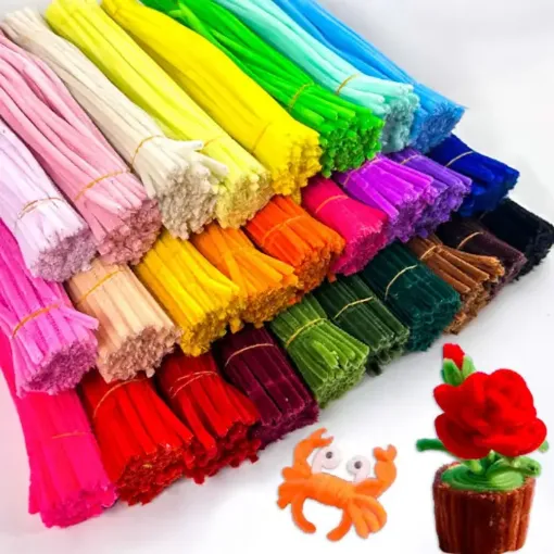 chenil limpia pipas 6mms suaves medida 30cms por 10 unidades variedad colores 0