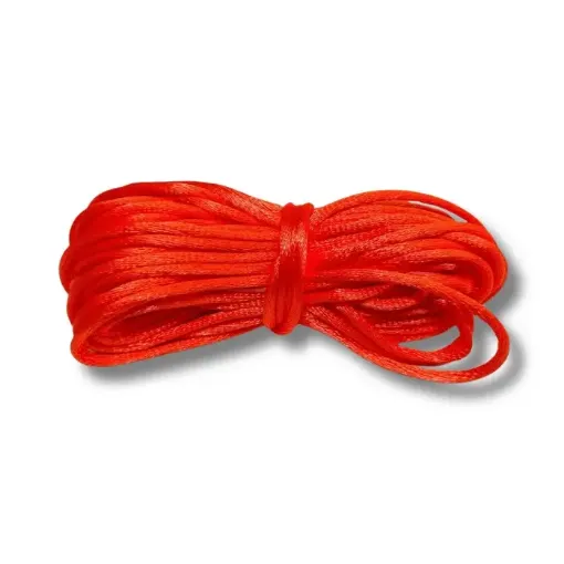 cordon seda cola raton 2mms por 10mts color naranja 0