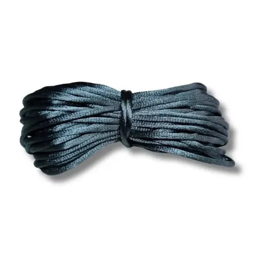 cordon seda cola raton 2mms por 10mts color gris verdoso 0