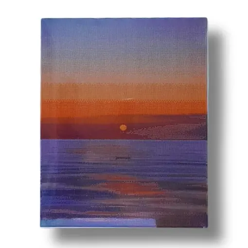 pintura diamantes 5d bastidor 40x50cms motivo atardecer 0