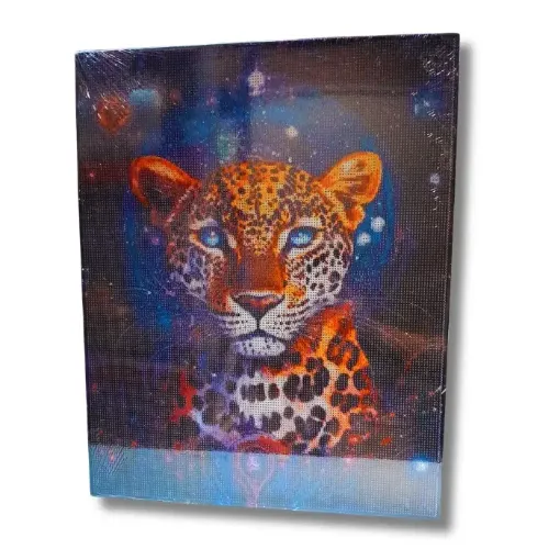 pintura diamantes 5d bastidor 40x50cms motivo astro tiger 0