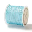 hilo nylon 0 8mms para bijouterie carretel 40mts color cyan celeste 1