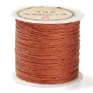 hilo nylon 0 8mms para bijouterie carretel 40mts color tierra siena 0