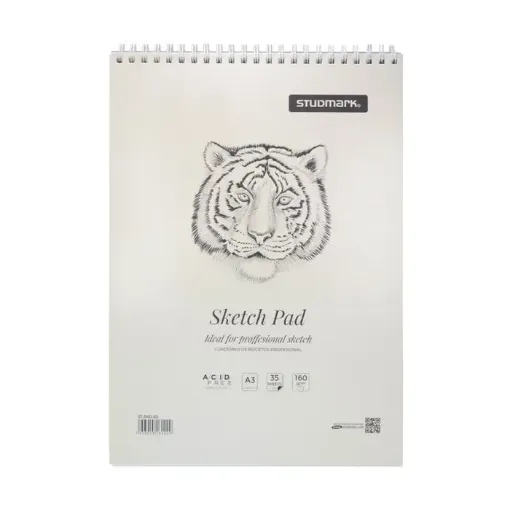 block para bosquejar bocetos sketch pad studmark papel 160grs medida a3 x35 hojas 0