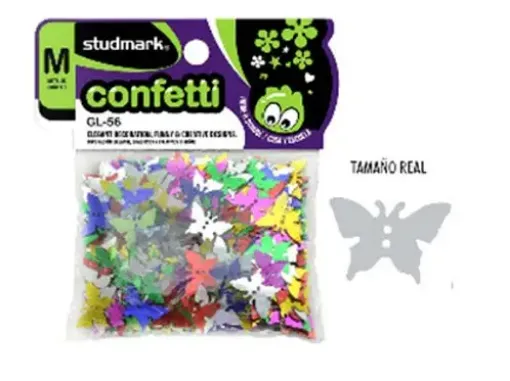 confetti campus x20grs motivo mariposas 15mms surtidas 0