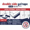 cinta gel adhesiva doble cara para fijacion montaje studmark 12mms rollo 3mts 2