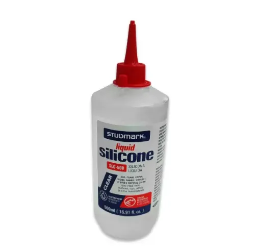 silicona liquida pegamento transparente para manualidades studmark x500ml 0