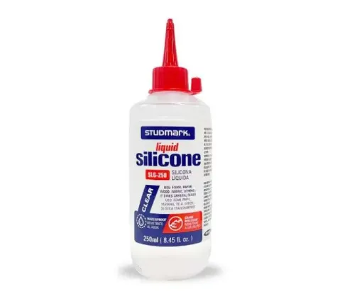 silicona liquida pegamento transparente para manualidades studmark x250ml 0
