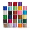 hilo nylon 0 8mms para bijouterie carretel 40mts color cyan celeste 6