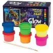 set 6 temperas poster lavable no toxica centrum x25ml set 6 colores luminosos glow in the dark 0