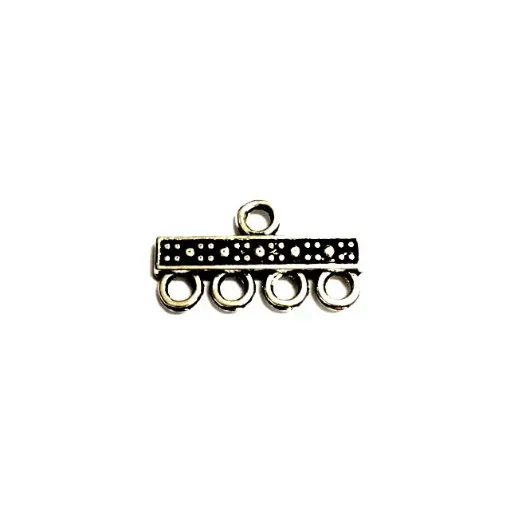 separador metal percha x4 21x5mms por 10 unidades 0