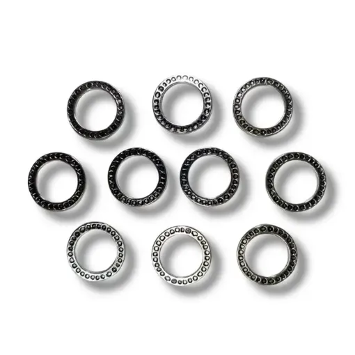 arandela metal 20x14mms por 10 unidades color niquel 0