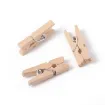 palillitos mini clip madera 25x8mms por 100 unidades natural 0