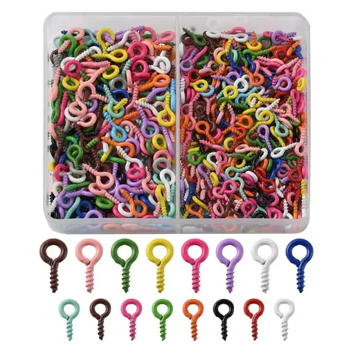 pitones cerrados mini hierro 8x4 10x5mms x500 unidades multicolor 0