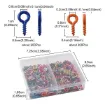 pitones cerrados mini hierro 8x4 10x5mms x500 unidades multicolor 2