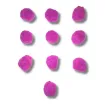 pompones 40mms por 10 unidades color fucsia claroo 0
