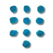pompones 40mms por 10 unidades color celeste 0