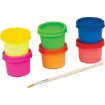 set 6 temperas poster lavable no toxica centrum x25ml set 6 colores luminosos glow in the dark 3