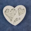 molde silicona grado alimenticio para resina epoxi porcelana 83x105mm modelo corazon rosas x3 2