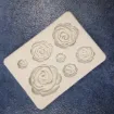 molde silicona para resina porcelana masas 62x88mms modelo rosas x7 medidas 1